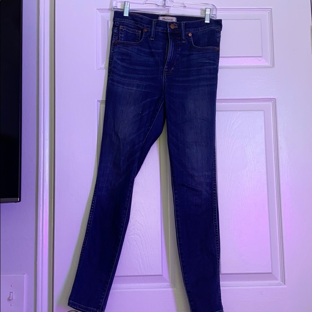 Madewell Dark Wash Skinny Jeans